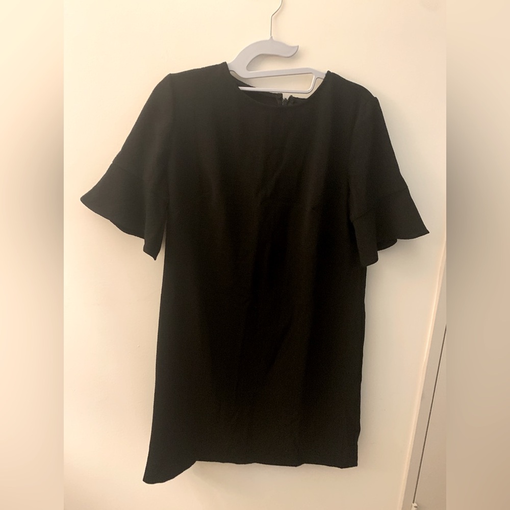 Loft bell sleeve black dress 8P